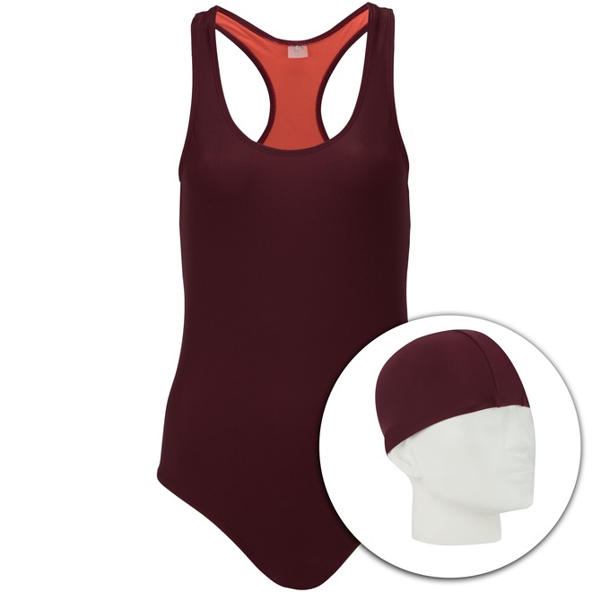 Maiô para Natação com Touca Oxer Medley - Adulto - Foto 1