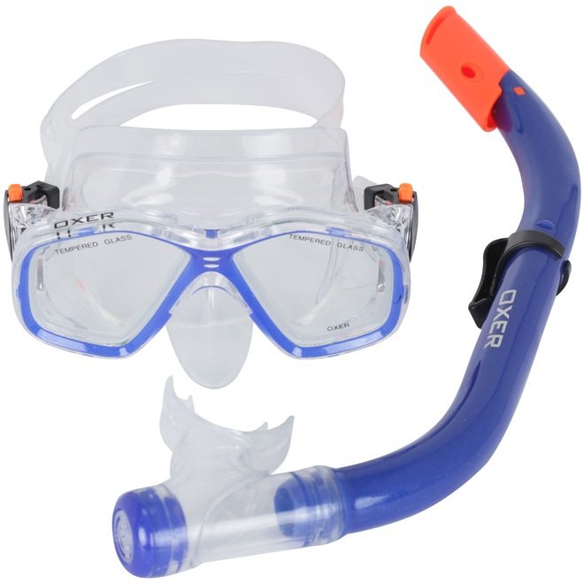 Kit Mergulho: Snorkel e Máscara de Mergulho Oxer Fun Pack - Infantil - Foto 1