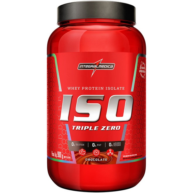 Whey Protein Integralmédica Chocolate ISO Premium - 900g - Foto 1