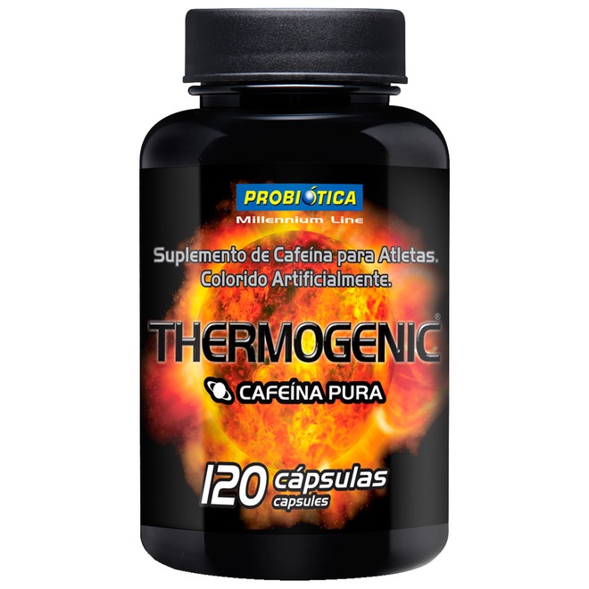 Termogênico Probiótica Thermogenic Cafeína Pura - 120 Cápsulas - Foto 1