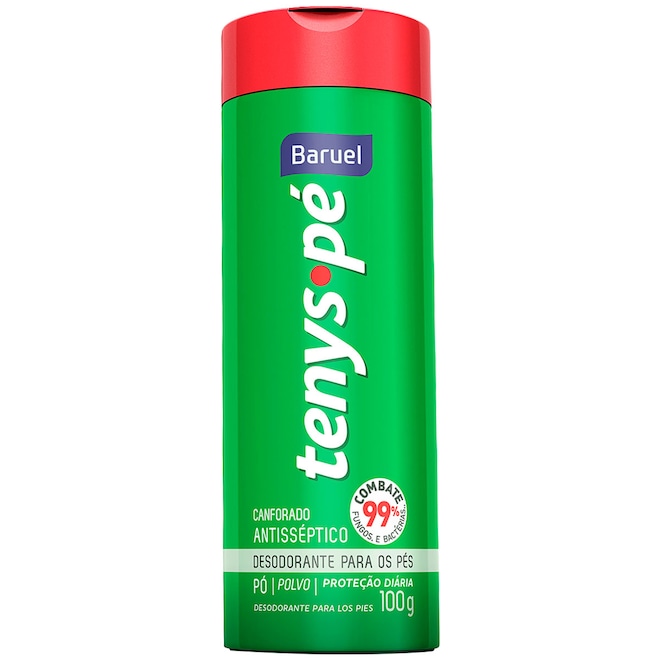 Desodorante para os Pés Tenys Pé Baruel Canforado - Pó - 100g - Foto 1
