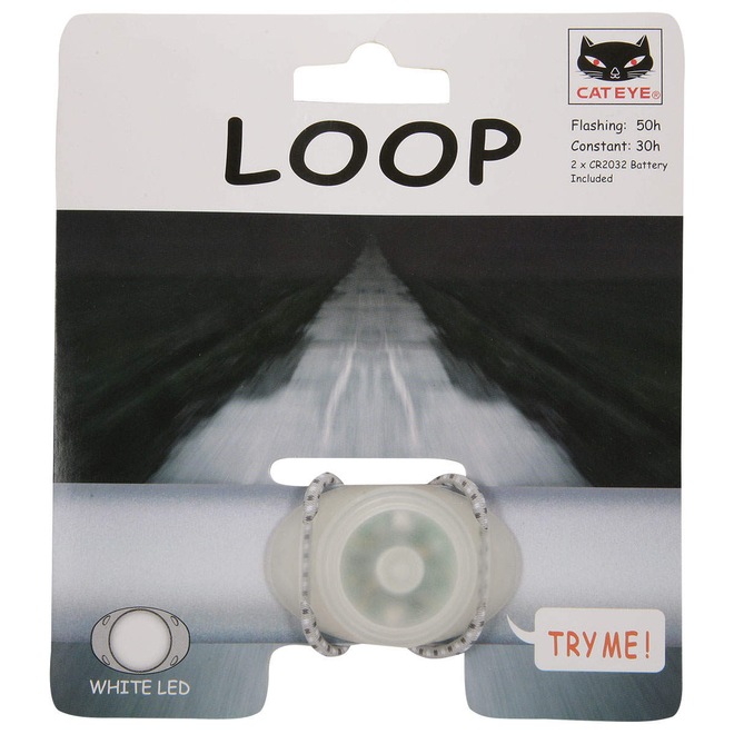 Pisca Cateye Light SL-LD 110 Loop White - Foto 1