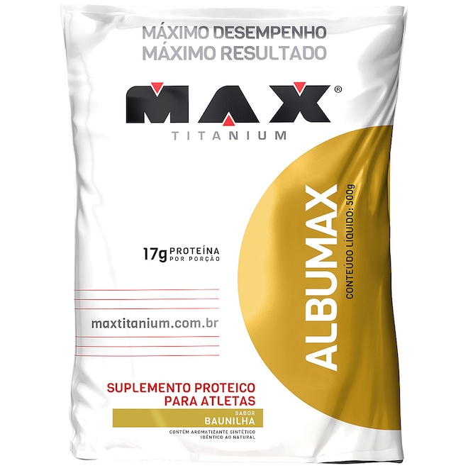 Albumax 500G - Baunilha - Max Titanium - Foto 1