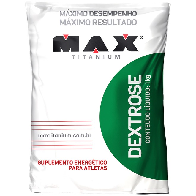 Dextrose 1Kg - Natural - Max Titanium - Foto 1