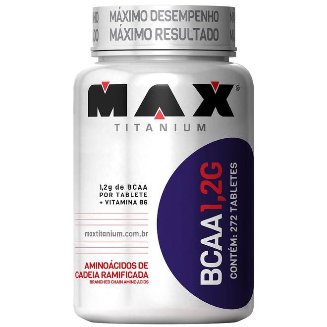Bcaa 1,2G 272 Tabletes - Max Titanium - Foto 1