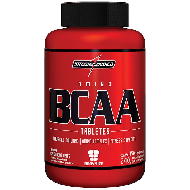 BCAA Integralmédica Amino BCCA - 150 Tabletes - Creme de Leite - Foto 1