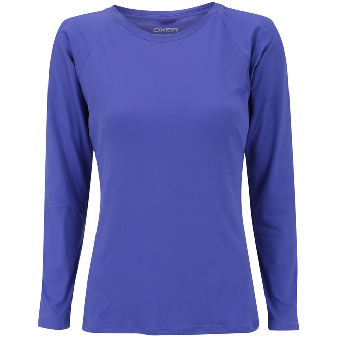 Camiseta Manga Longa com Proteção Solar UV50+ Oxer Custom - Feminina - Foto 1