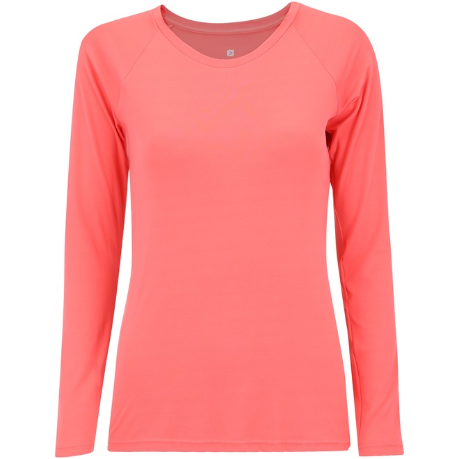 Camiseta Manga Longa com Proteção Solar UV50+ Oxer Custom - Feminina - Foto 2