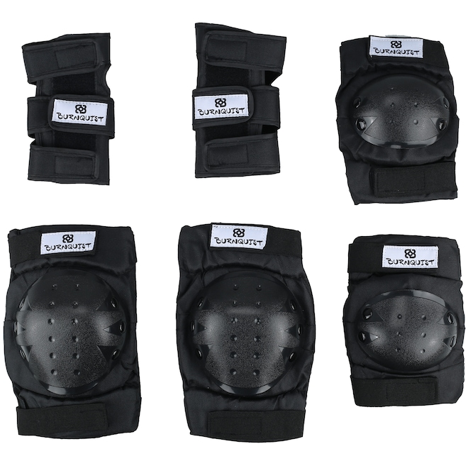 Kit Proteção Long Jump Bob Burnquist com 1 Par de: Munhequeiras + Joelheiras + Cotoveleiras - Adulto - Foto 1