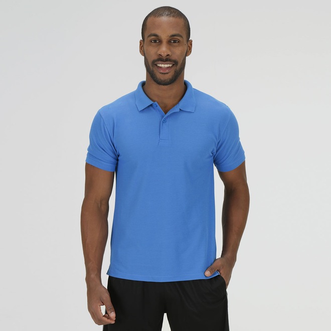 Camisa Polo Oxer Básica Terry - Masculina - Foto 1