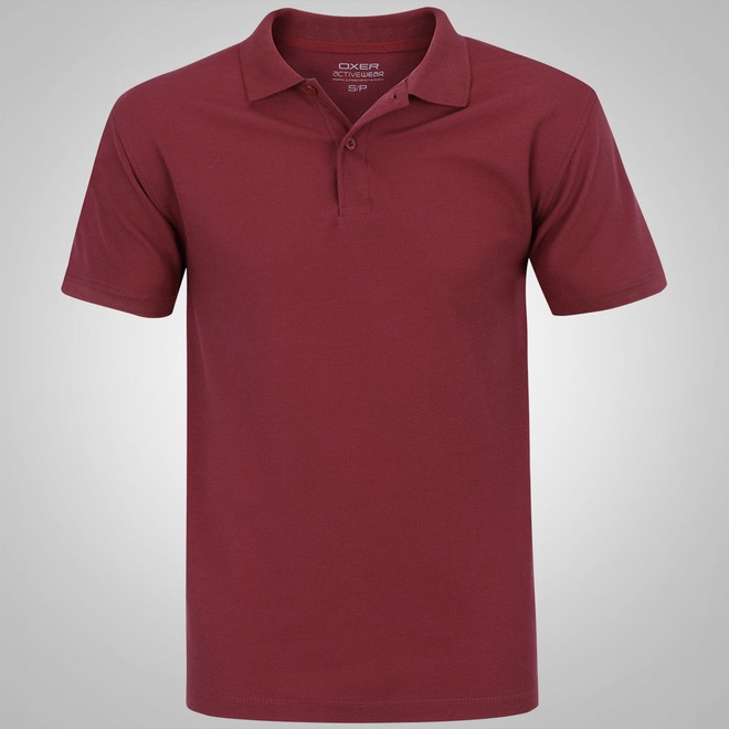 Camisa Polo Oxer Básica Terry - Masculina - Foto 1