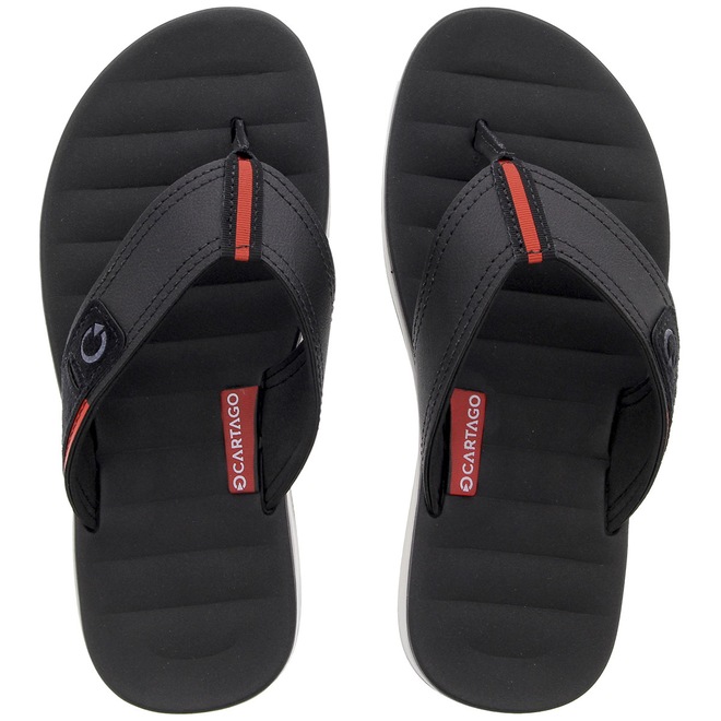 Chinelo Grendene Cartago Málaga Dedo - Masculino - Foto 1