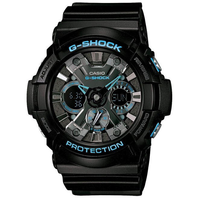 Relógio Digital Analógico Casio G-Shock GA201BA - Masculino - Foto 1