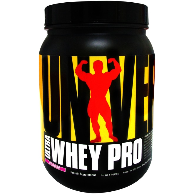 Ultra Whey Pro Universal - Sabor Morango - 454g - Foto 1