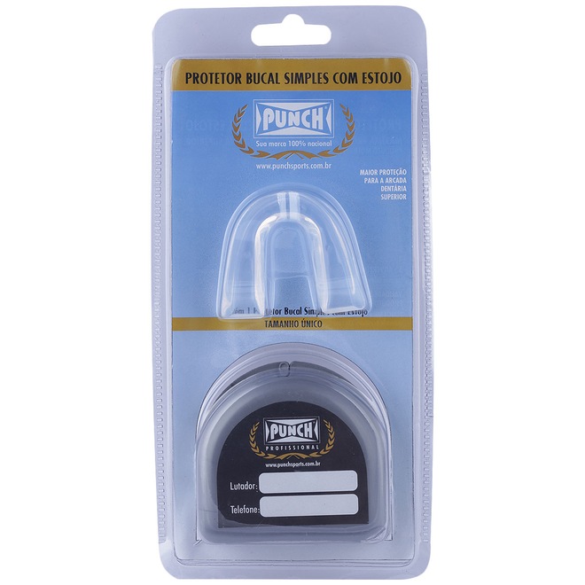 Protetor Bucal com Estojo Punch Simples 441 - Adulto - Foto 1