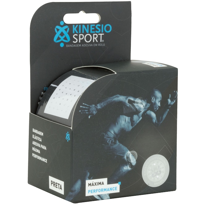 Bandagem Elástica Adesiva Kinesio Sport Faixa de Proteção - 5cm - Foto 1