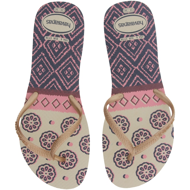 Chinelo Havaianas Flat Mix 16 - Feminino - Foto 1