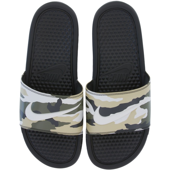 Chinelo Nike Benassi JDI Print - Slide - Masculino - Foto 1
