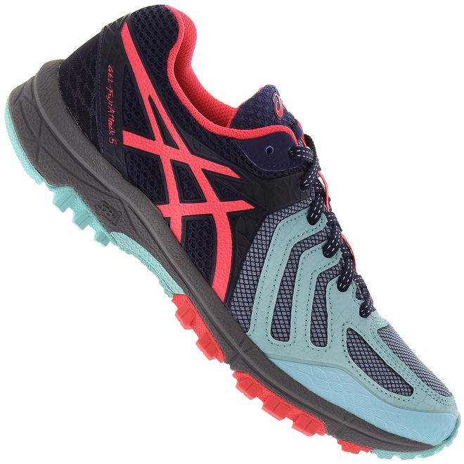 Tênis Asics Gel Fuji Attack 5 - Feminino - Foto 1