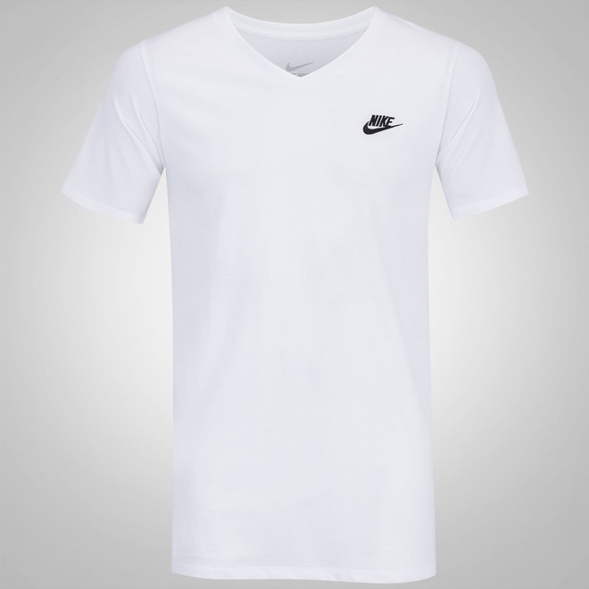 Camiseta Nike VNK Club Embrd Ftra - Masculina - Foto 1
