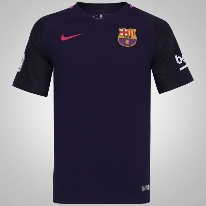 Camisa Barcelona II 16/17 Nike - Masculina - Foto 1