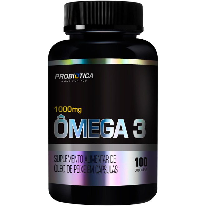 Ômega 3 Probiótica 1000mg - 100 Cápsulas - Foto 1