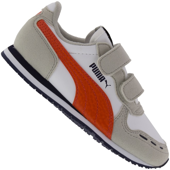 Tênis Puma Cabana Racer SL V - Infantil - Foto 1