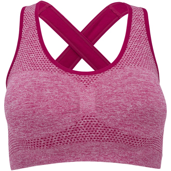 Top Fitness com Bojo Oxer Seamless Alça Cruzada - Adulto - Foto 1