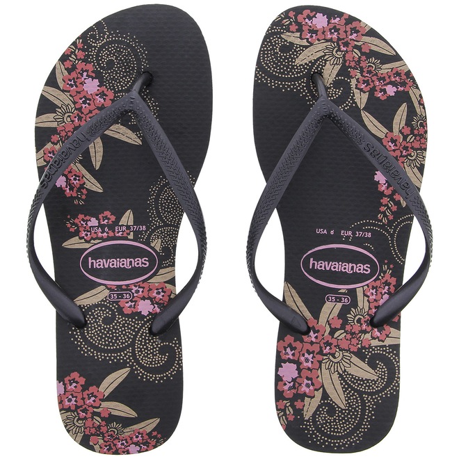 Chinelo Havaianas Slim Organic 17 - Feminino - Foto 1