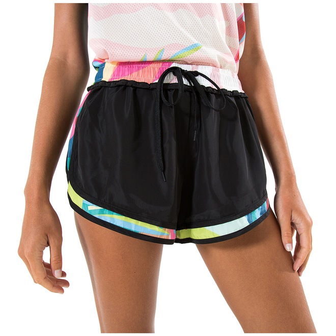 Shorts Farm Rio Running Detalhe Galego Tropical - Feminino - Foto 1