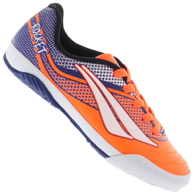 Chuteira Futsal Penalty ATF K Rocket VII IN - Infantil - Foto 1