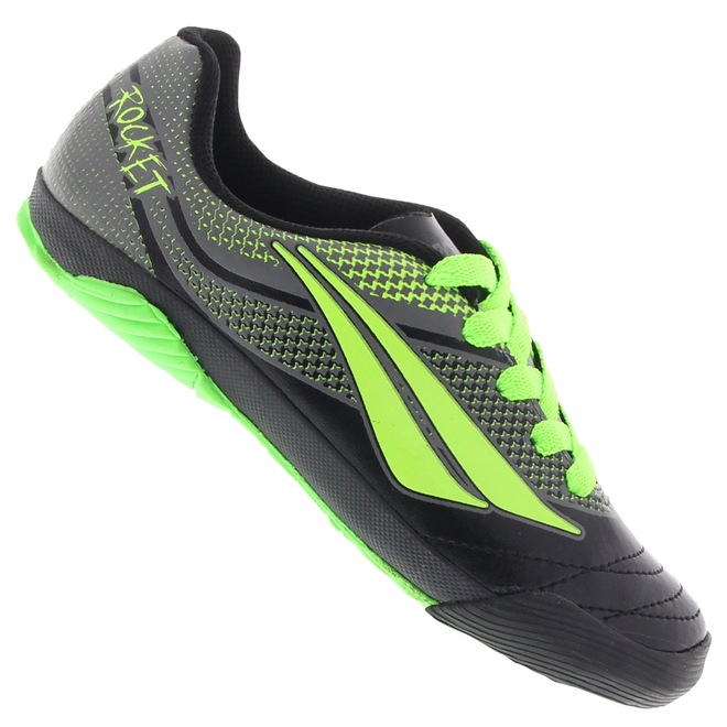 Chuteira Futsal Penalty ATF K Rocket VII IN - Infantil - Foto 1