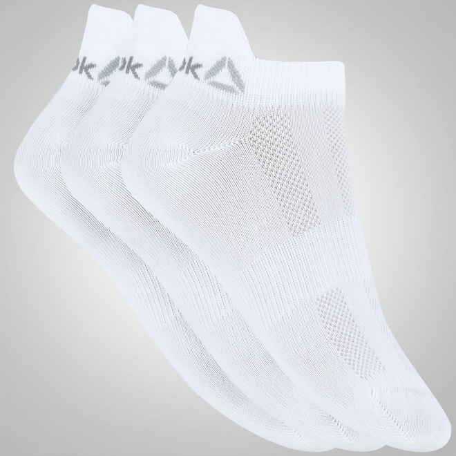 Kit de Meias Reebok One Series Training com 3 Pares - Feminino - Foto 1