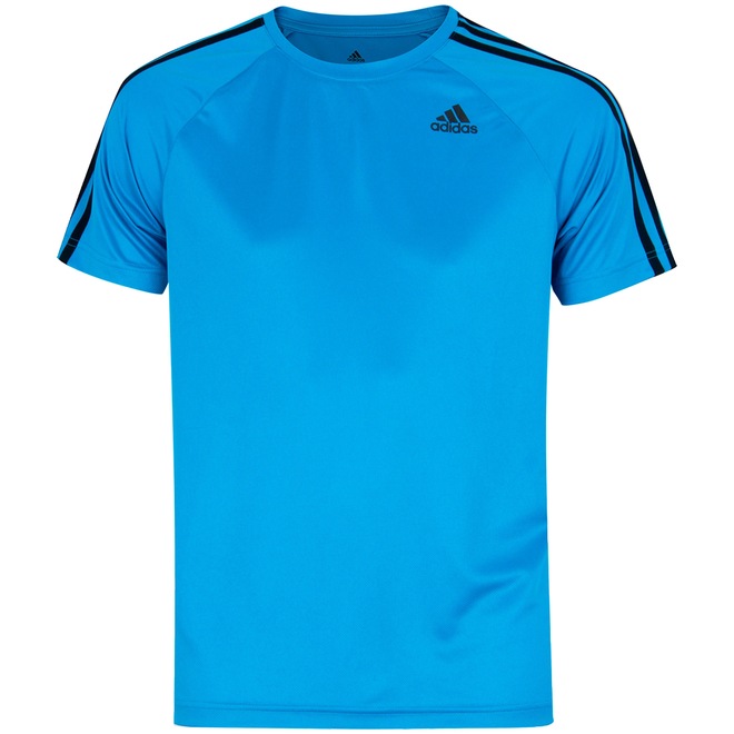 Camiseta adidas D2M 3S - Masculina - Foto 1
