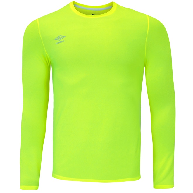 Camiseta Manga Longa com Proteção Solar UV Umbro Basic - Masculina - Foto 1
