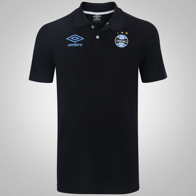 Camisa Polo de Viagem do Grêmio 2017 Umbro - Masculina - Foto 1