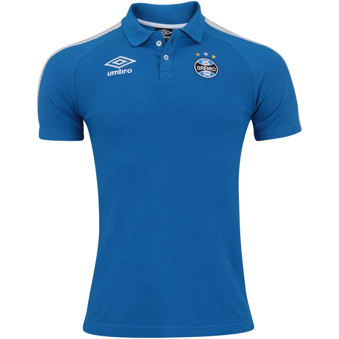 Camisa Polo de Viagem do Grêmio 2017 Umbro - Masculina - Foto 1