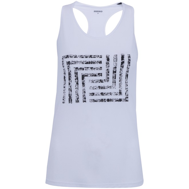 Camiseta Regata Memo Nadador Print - Feminina - Foto 1