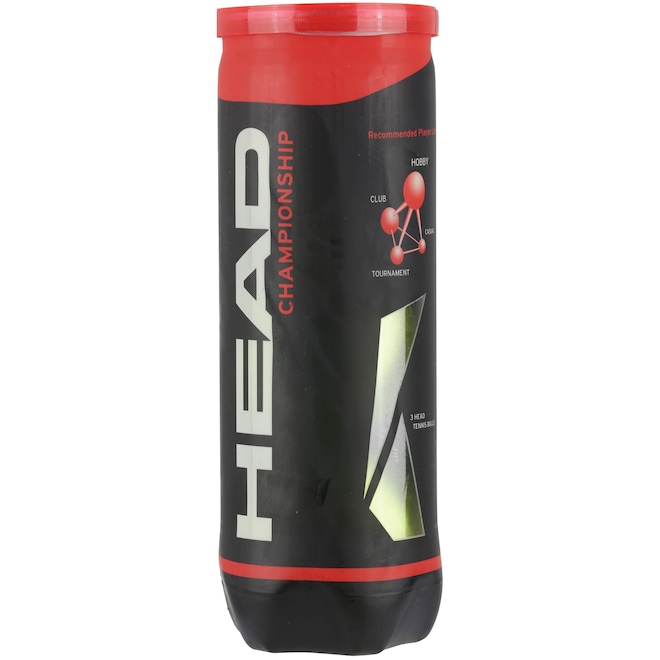 Bola de Tênis Head Championship - 3 Unidades - Foto 1