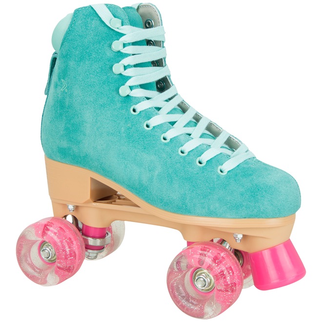 Patins 4 Rodas Retrô Oxer Sweet Suede - Foto 1