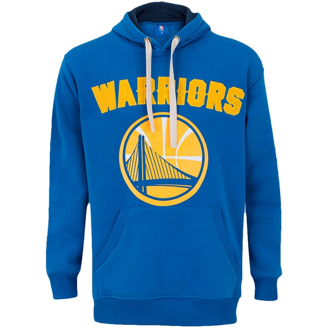 Blusão de Moletom com Capuz NBA Golden State Warriors Hoodie - Masculino - Foto 1