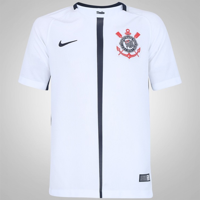 Camisa do Corinthians I 2017 Nike - Infantil - Foto 1