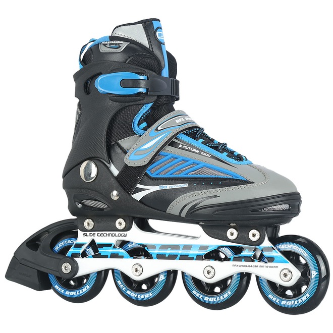 Patins Bel Fix Rollers Future 7000 - In Line - Fitness - Base de Alumínio - Adulto - Foto 1