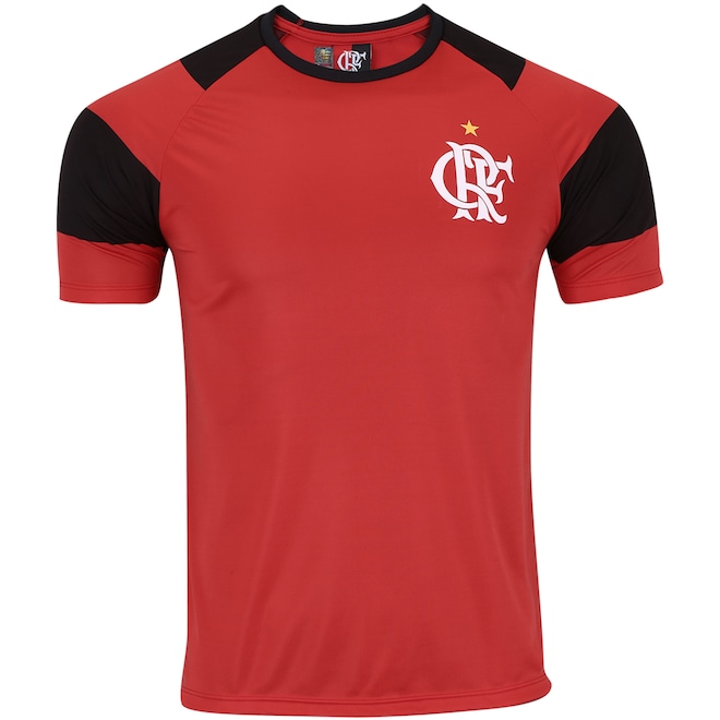 Camiseta do Flamengo Base Raglan - Masculina - Foto 1