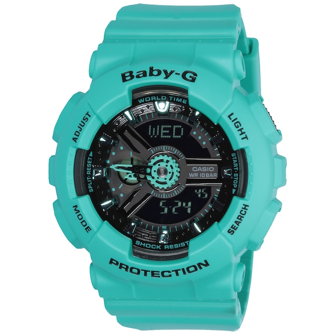 Relógio Digital Analógico Casio Baby-G BA111 - Feminino - Foto 1