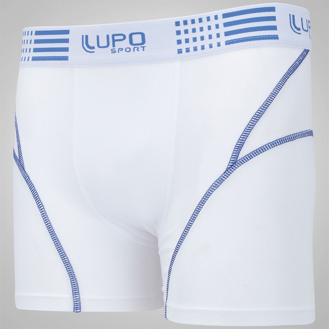 Cueca Boxer Lupo Sport com Elastano - Adulto - Foto 1
