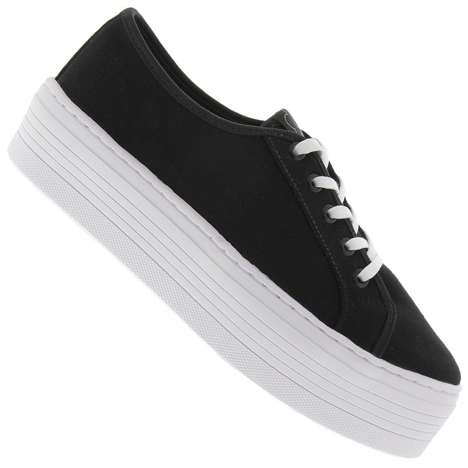 Tênis Creeper Farm Lage Lona 7150 - Feminino - Foto 1