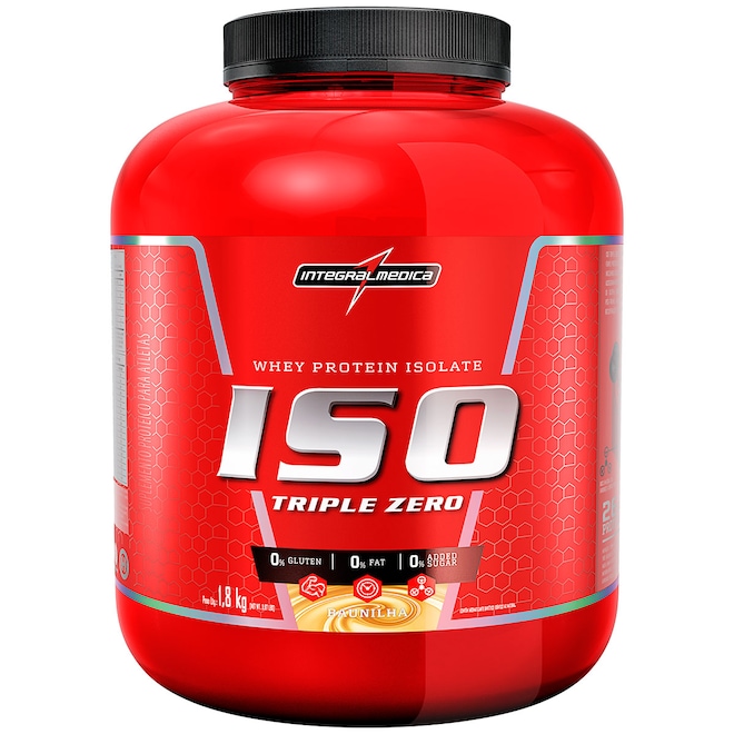 Whey Protein Integralmédica Iso Triple Zero - Baunilha - 1,8Kg - Foto 1
