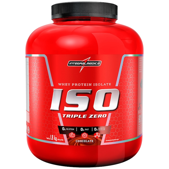 Whey Protein Integralmédica Iso Triple Zero - Chocolate - 1,8Kg - Foto 1