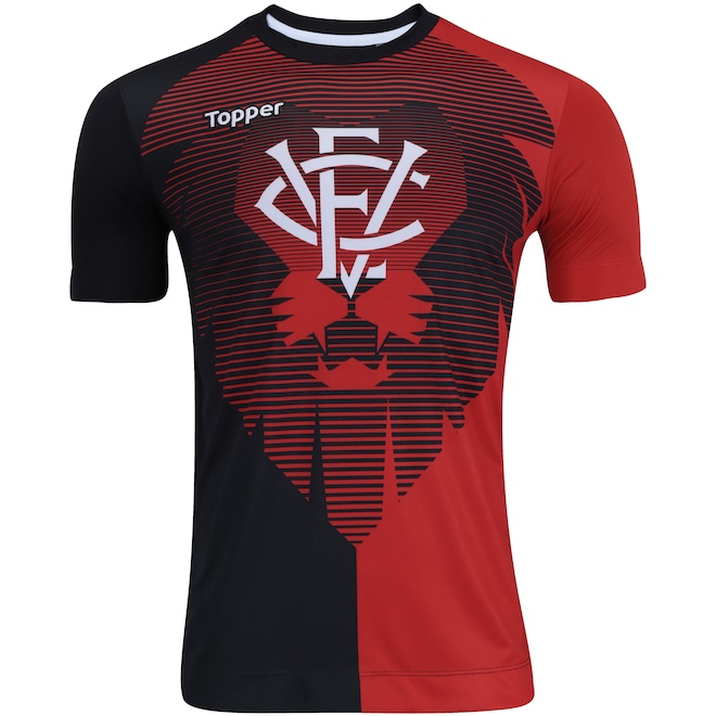 Camisa do Vitória Aquecimento 2017 Topper - Masculina - Foto 1